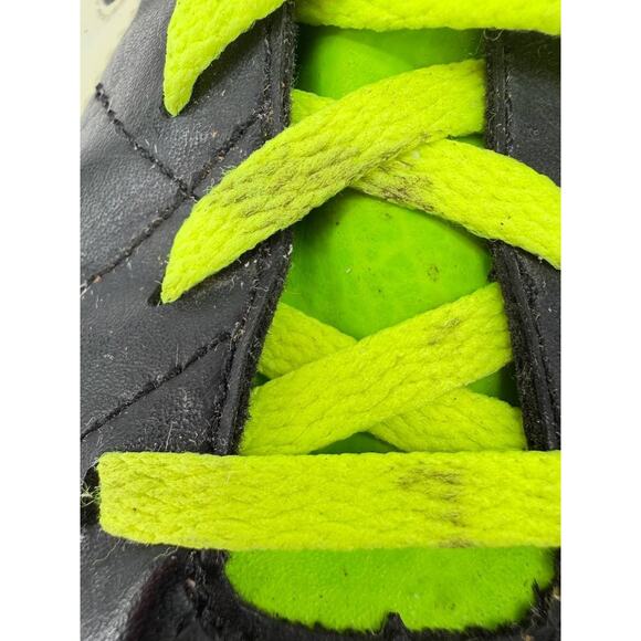 Nike Tiempo Legend IV FG Men’s Soccer Cleats Black Volt Size 13 US 47.5 EU